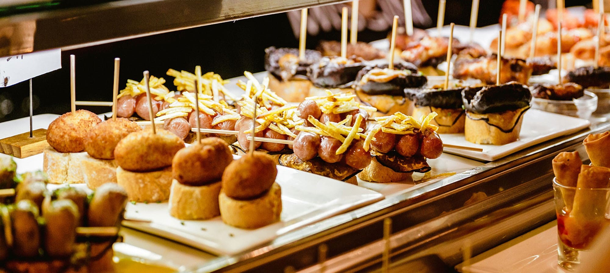 Pintxos en la barra